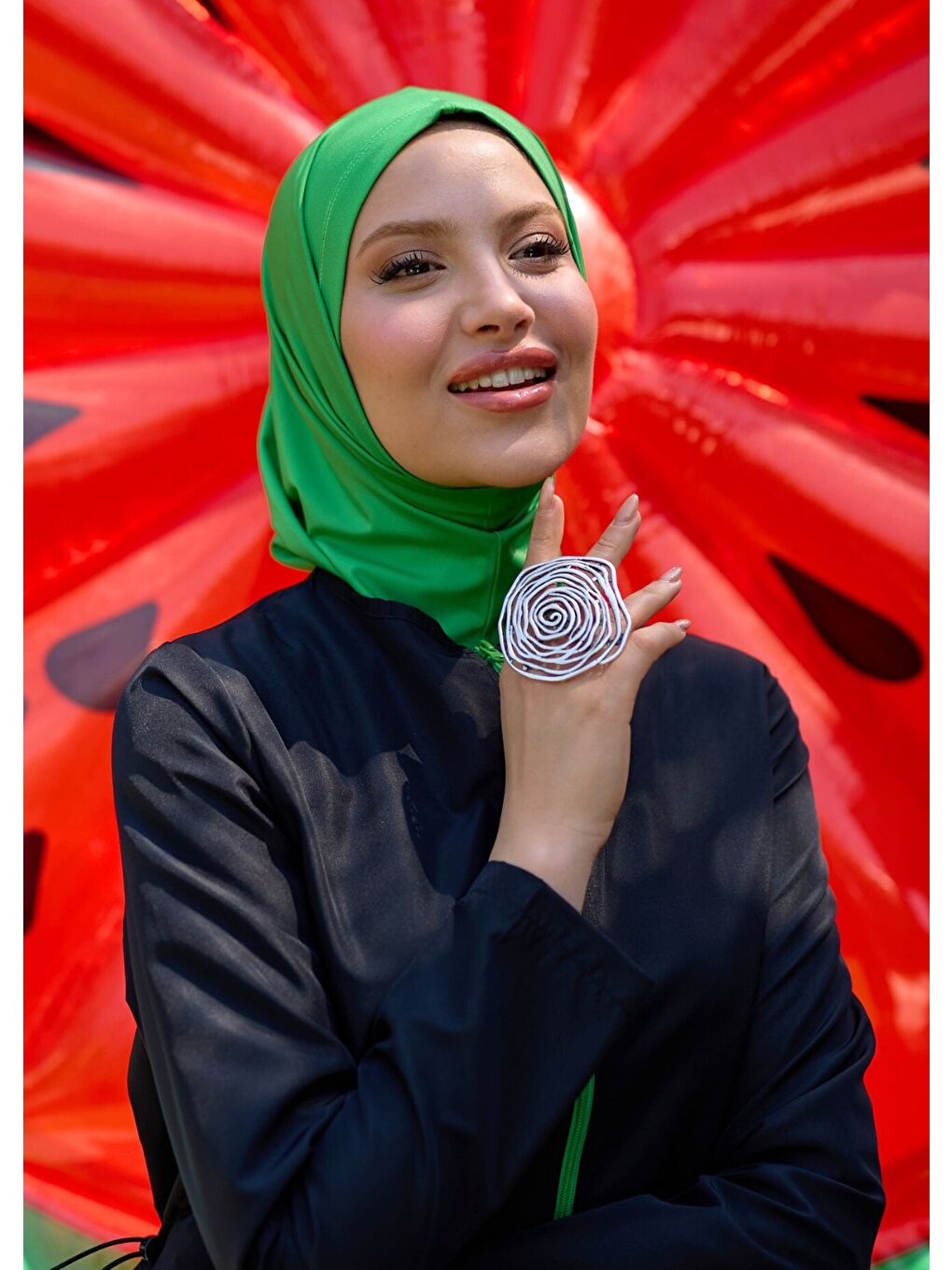 Tesettür Mayo Siyah-2