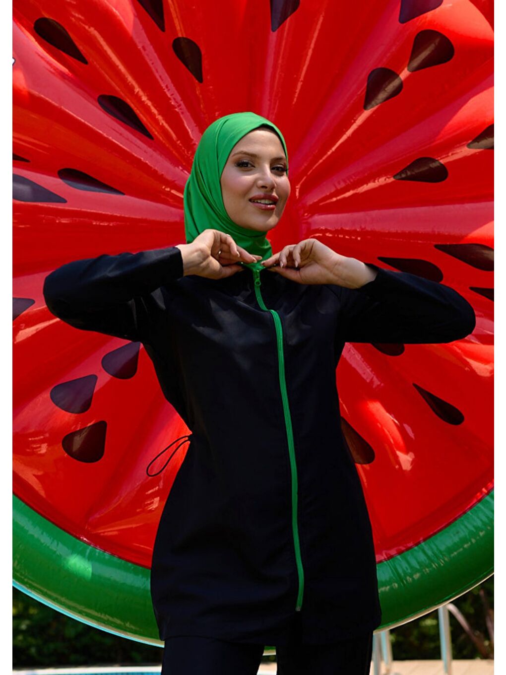 Tesettür Mayo Siyah-3