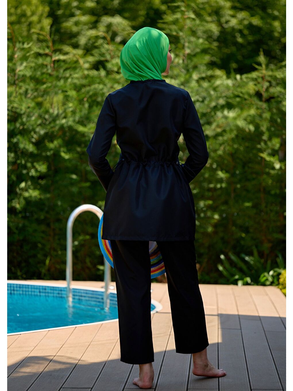 Tesettür Mayo Siyah-4