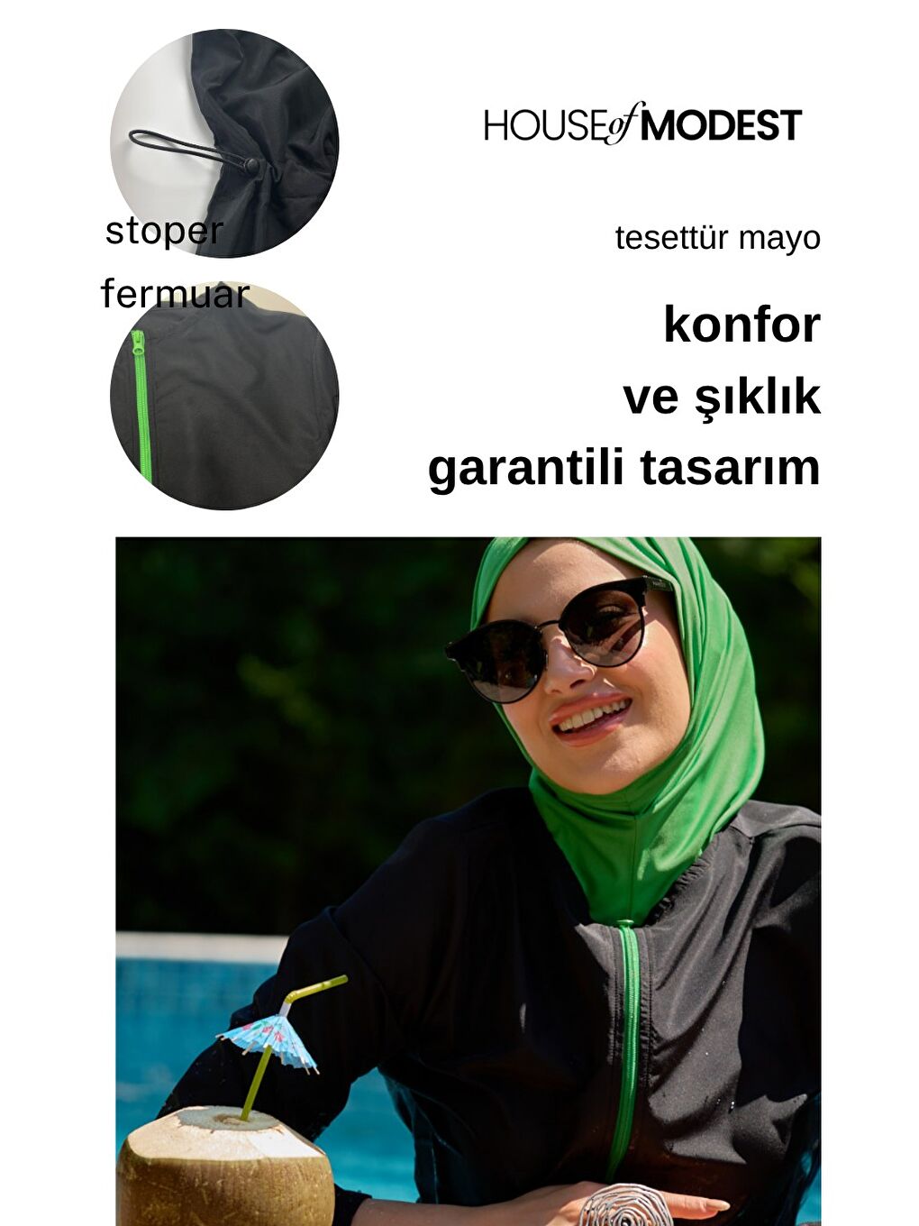 Tesettür Mayo Siyah-5