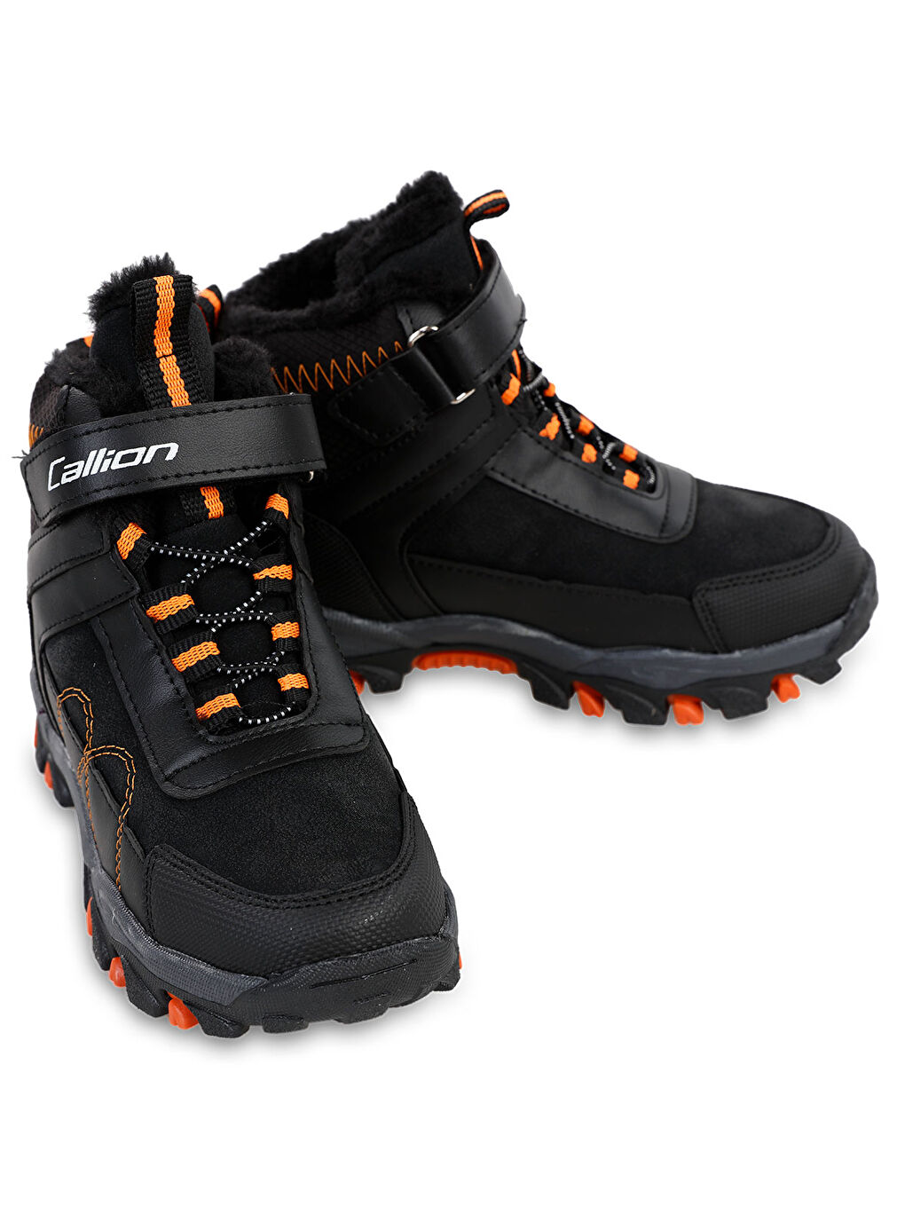 Erkek Çocuk Bot 31-35 Numara Siyah-Oranj-1