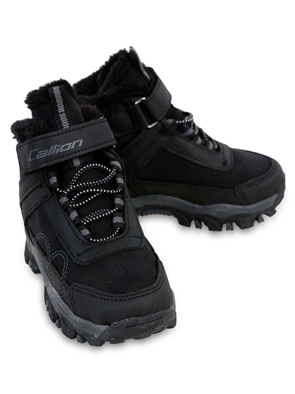 Erkek Çocuk Bot 31-35 Numara Siyah-Füme-1