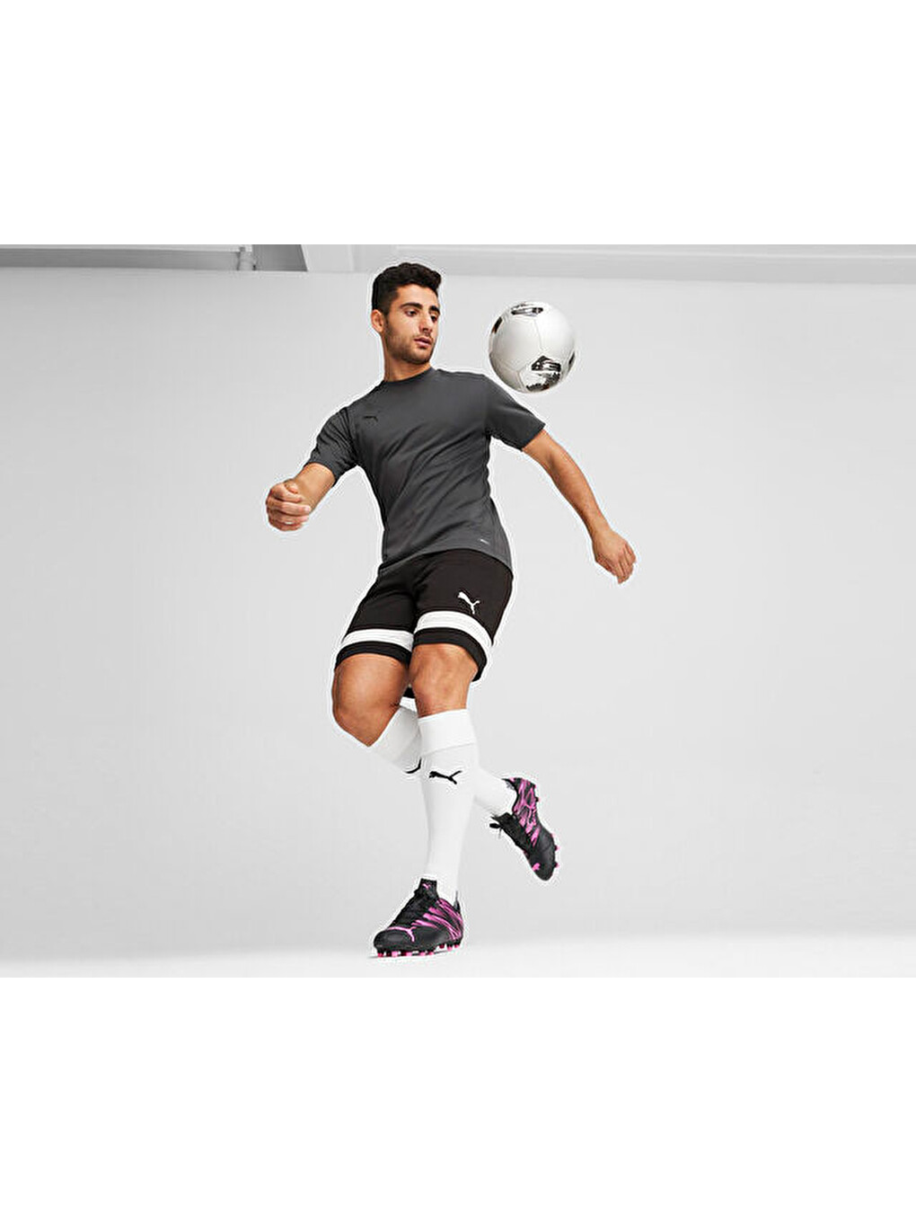 İndividual Rise Erkek Futbol Şortu 65899803 Siyah-5