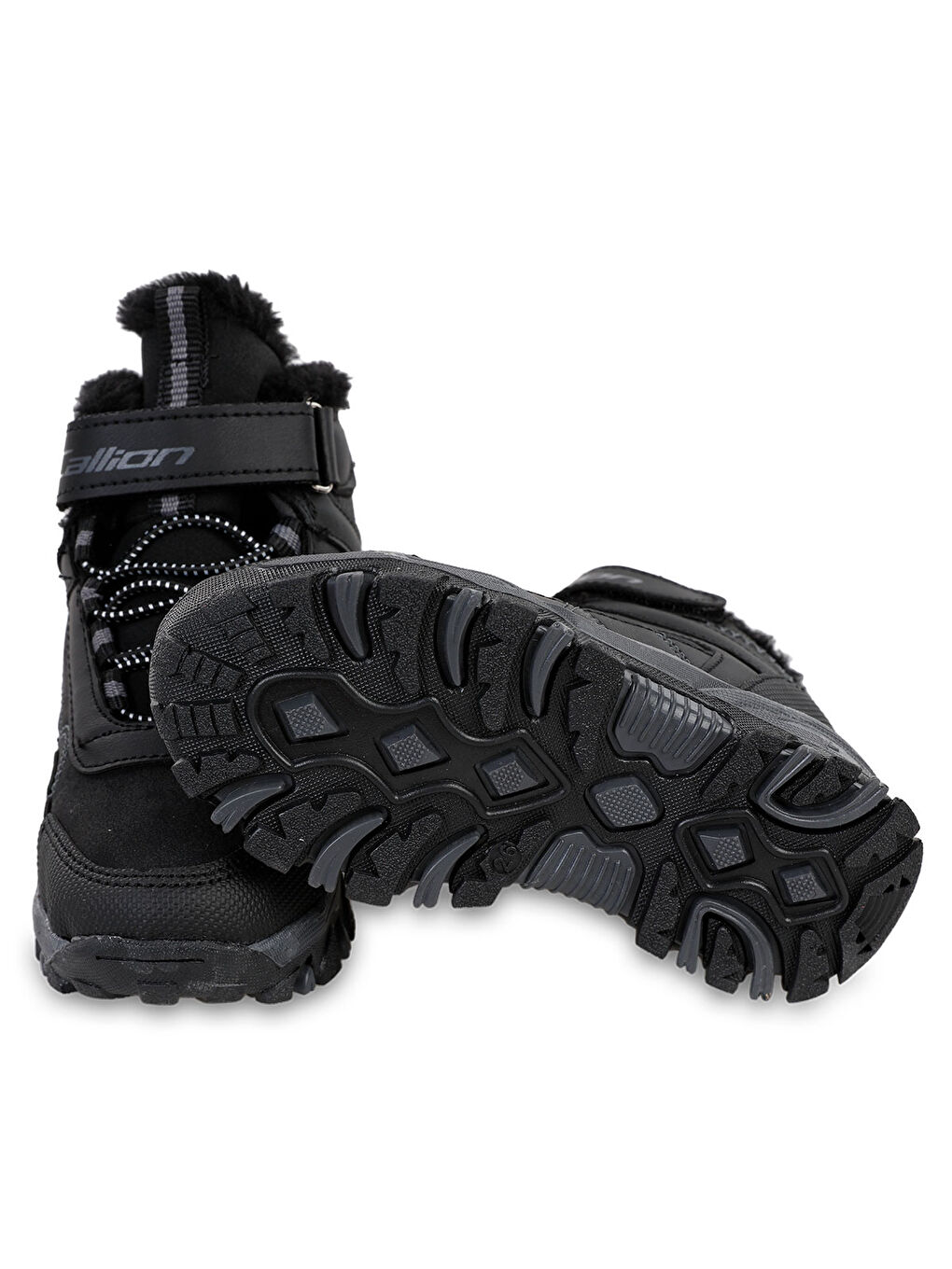 Erkek Çocuk Bot 31-35 Numara Siyah-Füme-4