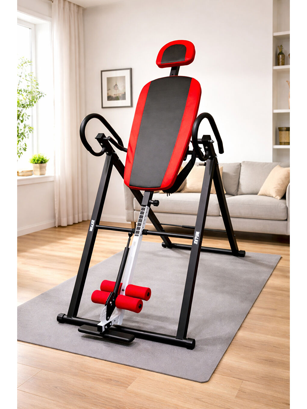 Siyah Premium Seri Ters Duruş Sehpası, İnversiyon Terapi Aleti