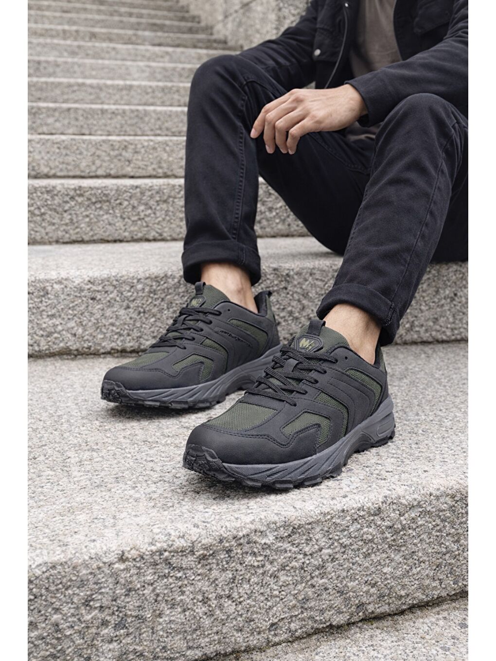 Haki ULTRAFIT Erkek Outdoor Bot Unisex Spor Ayakkabı Günlük Casual Sneakers-1