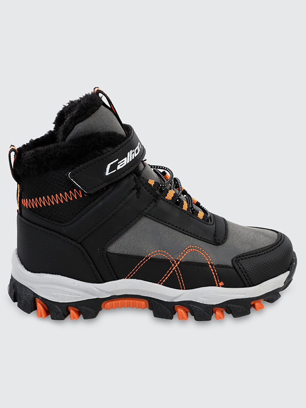 Gri Erkek Çocuk Bot 31-35 Numara Füme-Siyah-Oranj