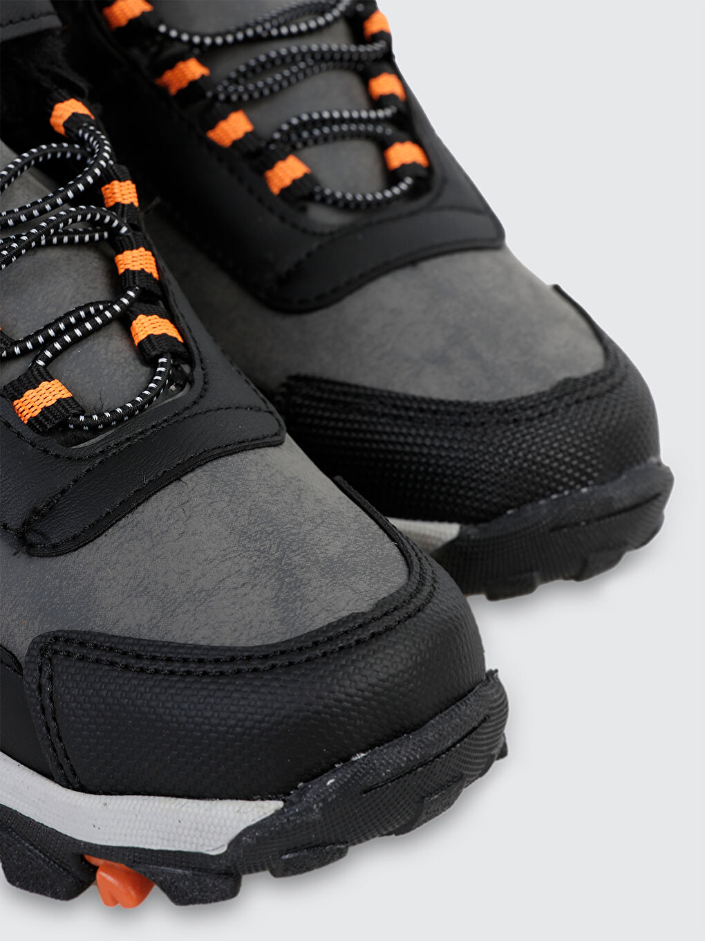 Gri Erkek Çocuk Bot 31-35 Numara Füme-Siyah-Oranj-1