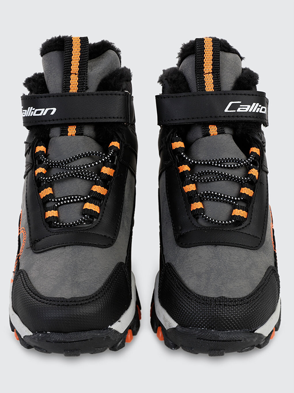 Gri Erkek Çocuk Bot 31-35 Numara Füme-Siyah-Oranj-2