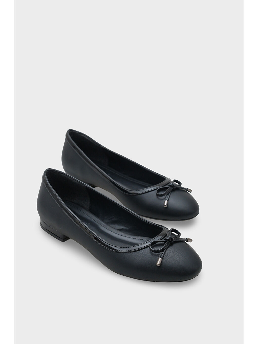 Siyah Florry Kısa Topuklu Kadın Babet-1