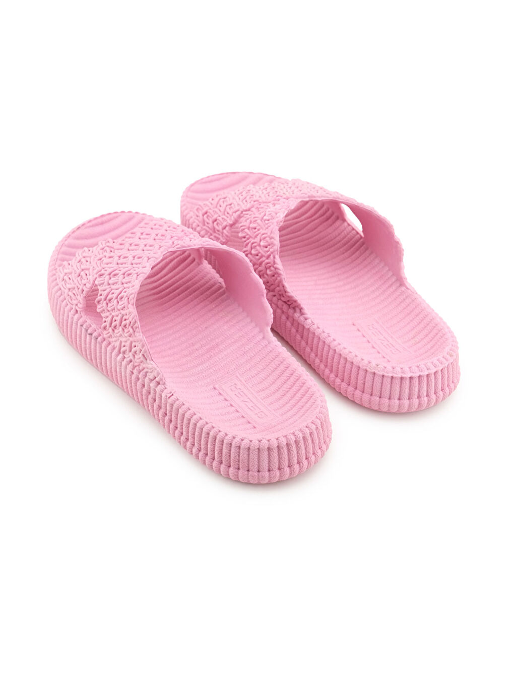 Pembe Kadın Yazlık Ev Banyo Islak Zemine Uygun Terlik-3