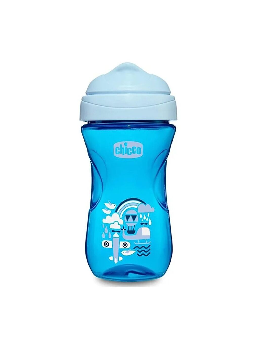 Chicco İleri Seviye Bardak 12 Ay+ Mavi Uçaklı 266ml