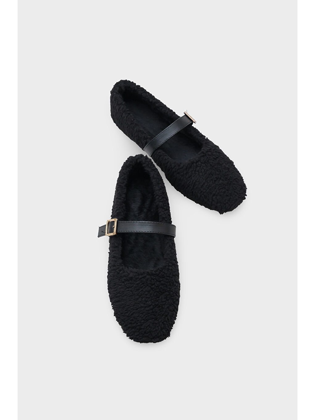 Siyah Kasey Kürklü Kadın Babet-5