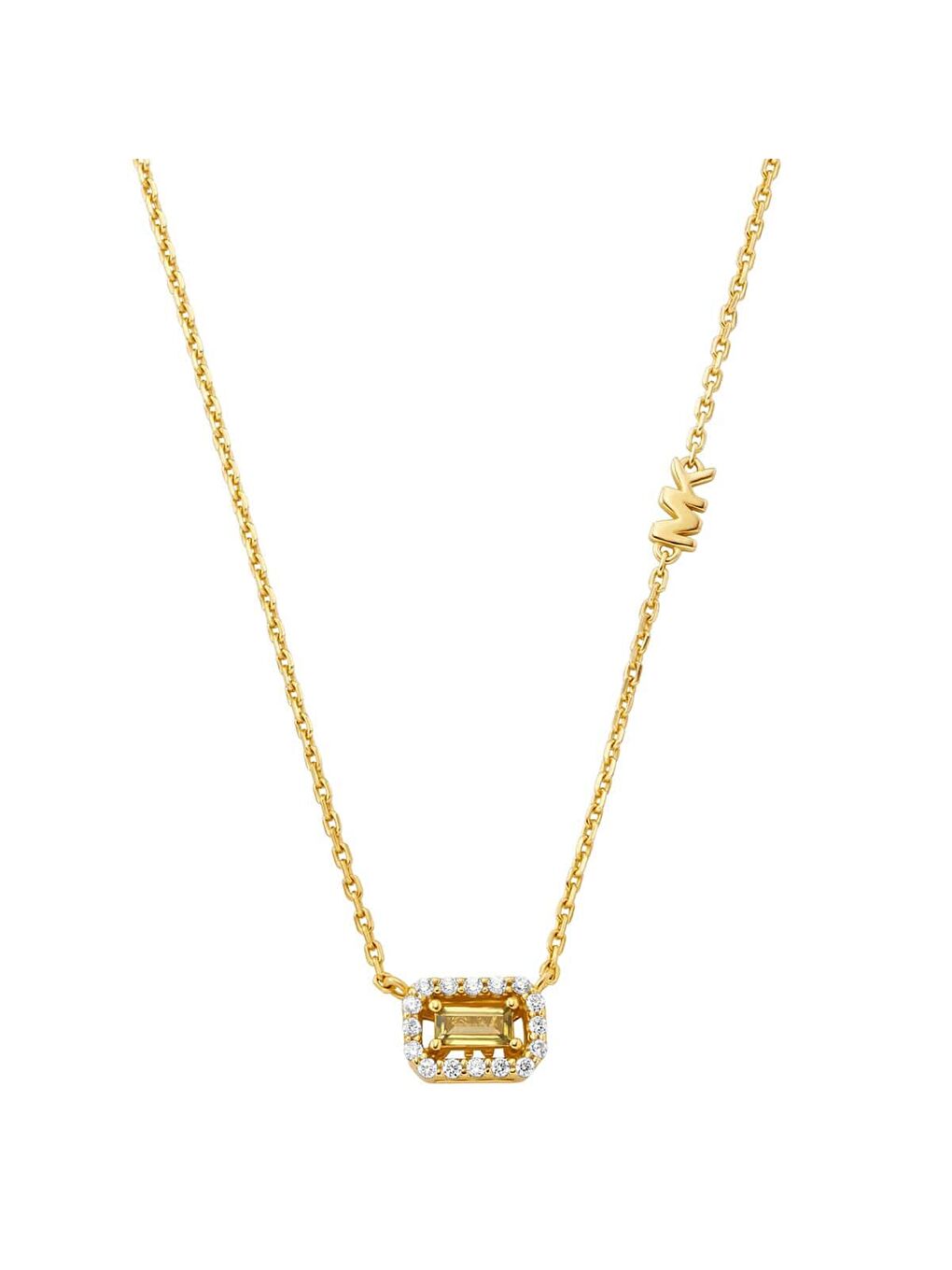 Sarı MKC1835-710 Kadın Kolye-1