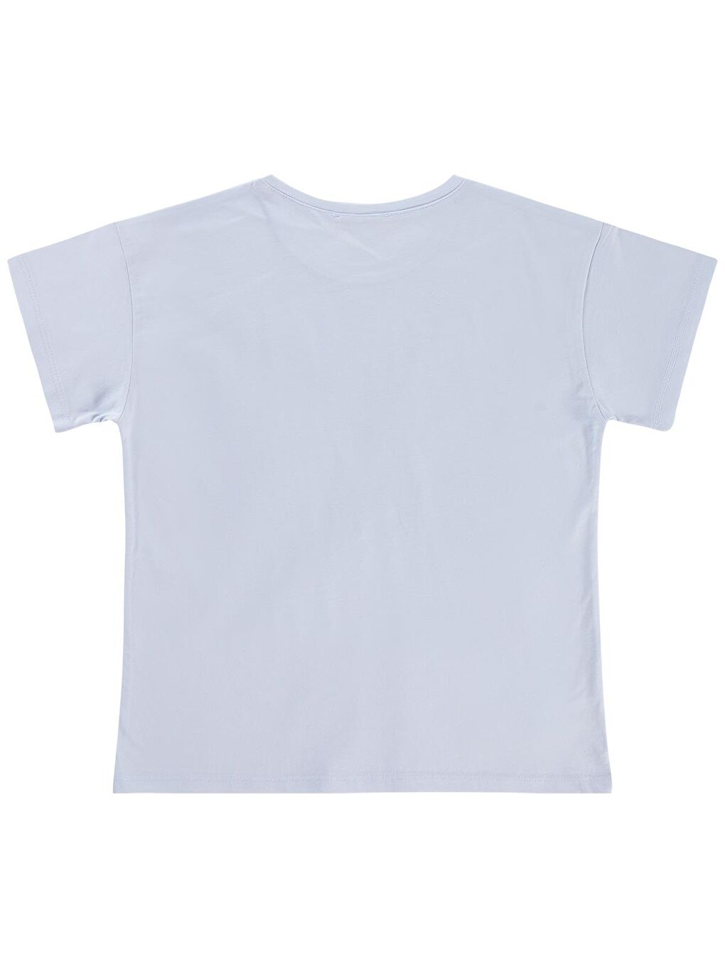 Girls 10-13 Yaş Tişört - Mavi-1