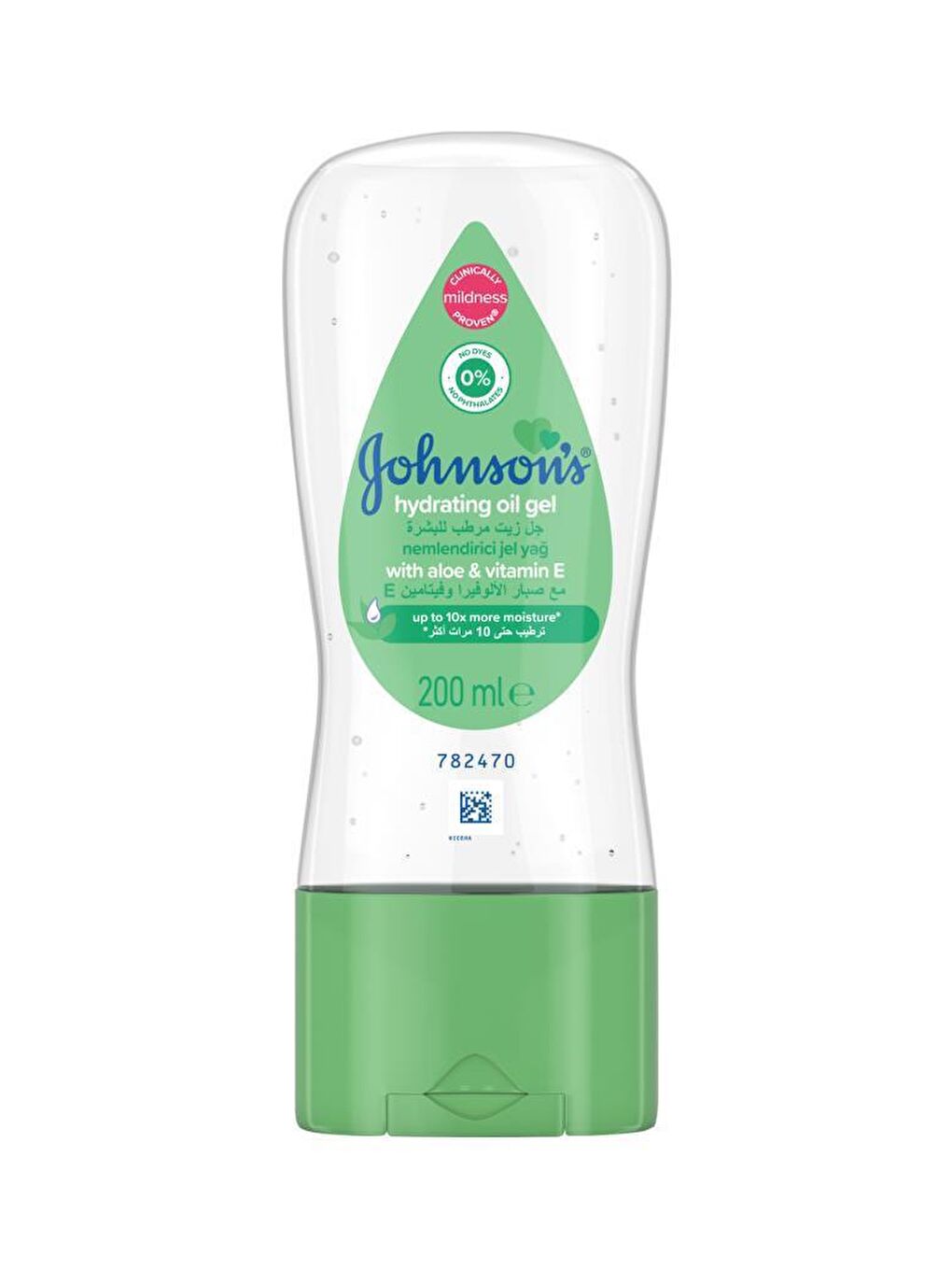 JOHNSON'S Renksiz Baby Aloe Vera 200 ml Jel Yağ - 1