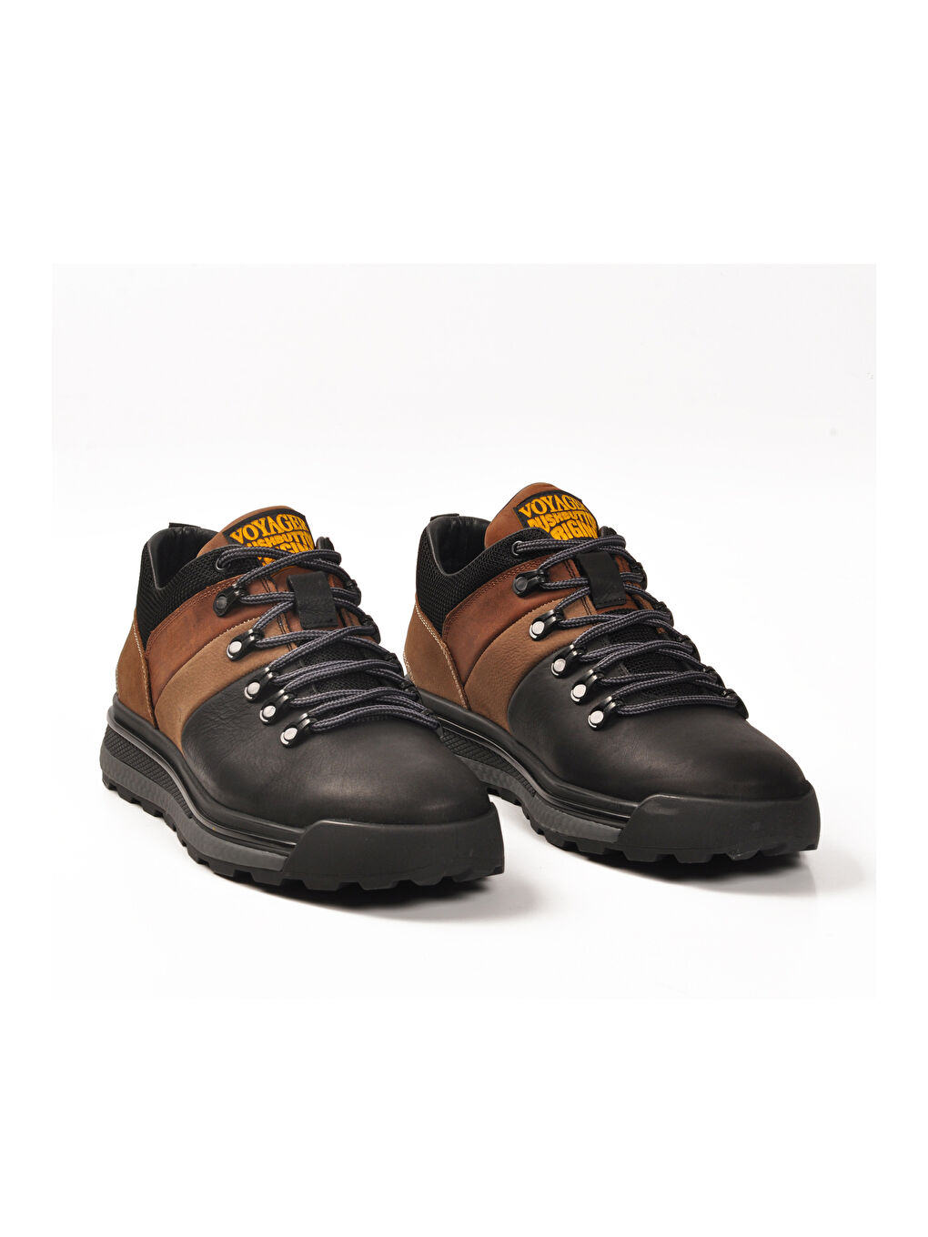 Siyah Nubuk Hakiki Deri Erkek Casual Ayakkabı 1111 M-2