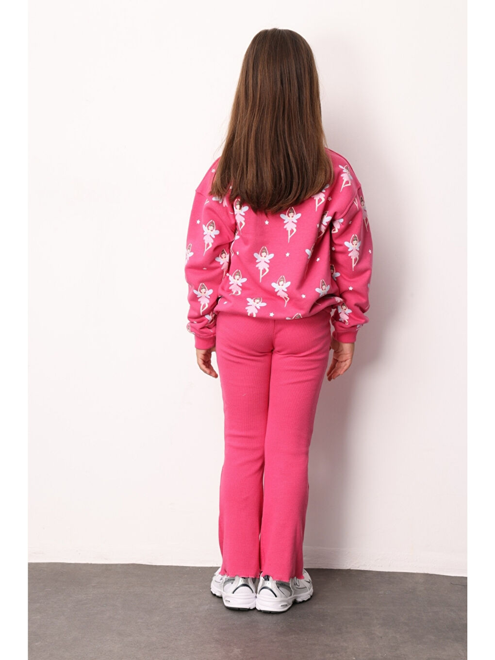 Fuşya Peri Kızı Baskılı Kız Çocuk Eşofman Takımı - Bonnie-3