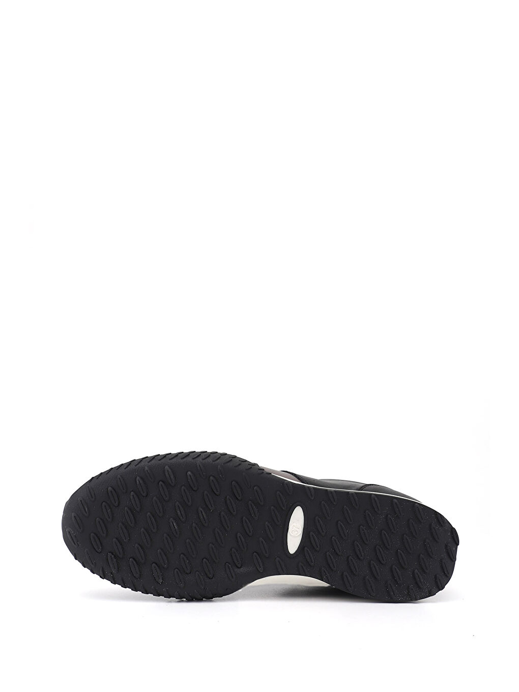 Siyah Kadın SİYAH Lastik Bağcıklı Hakiki Deri Sneaker-3