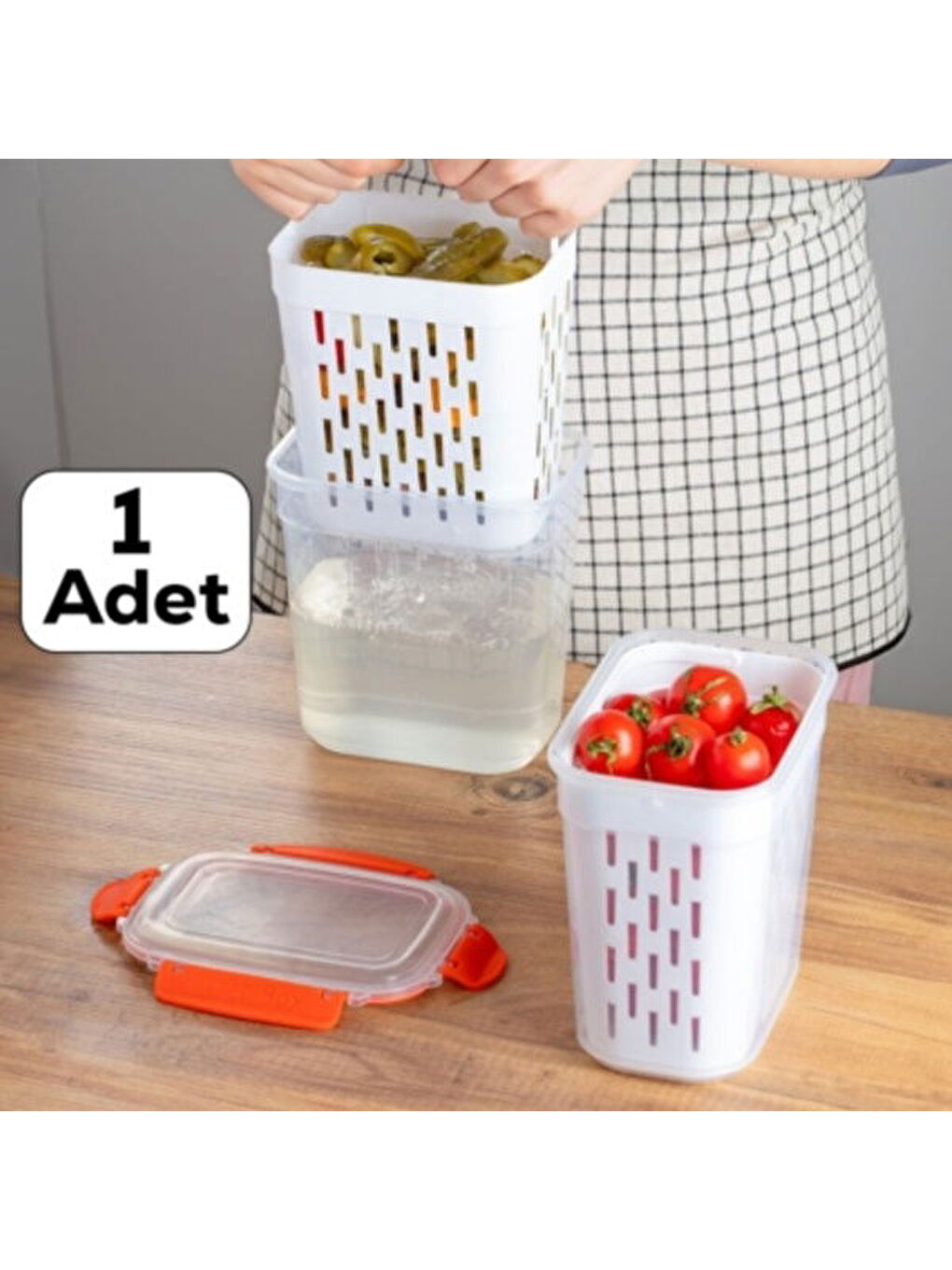 Karışık Düz Kapaklı Turşuluk - Asorti - 2 lt-6