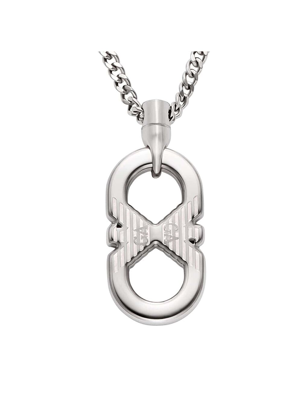 Gri AJEGS3300-040 Erkek Kolye-1