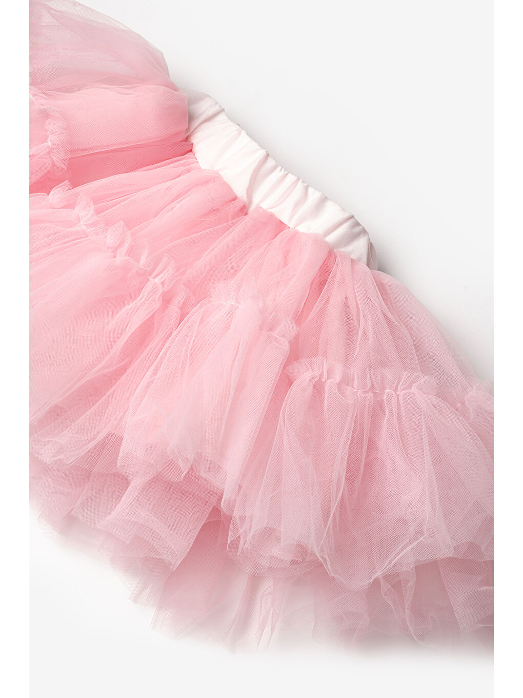 Pembe Kız Çocuk Tül Etek - Miley-2