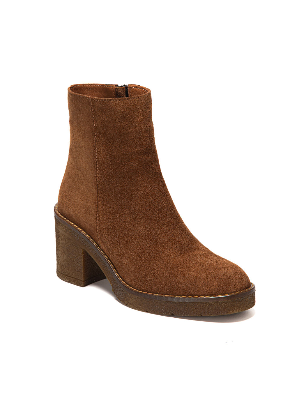 Kahverengi Kadın Bot 25K11533XS Suede-1