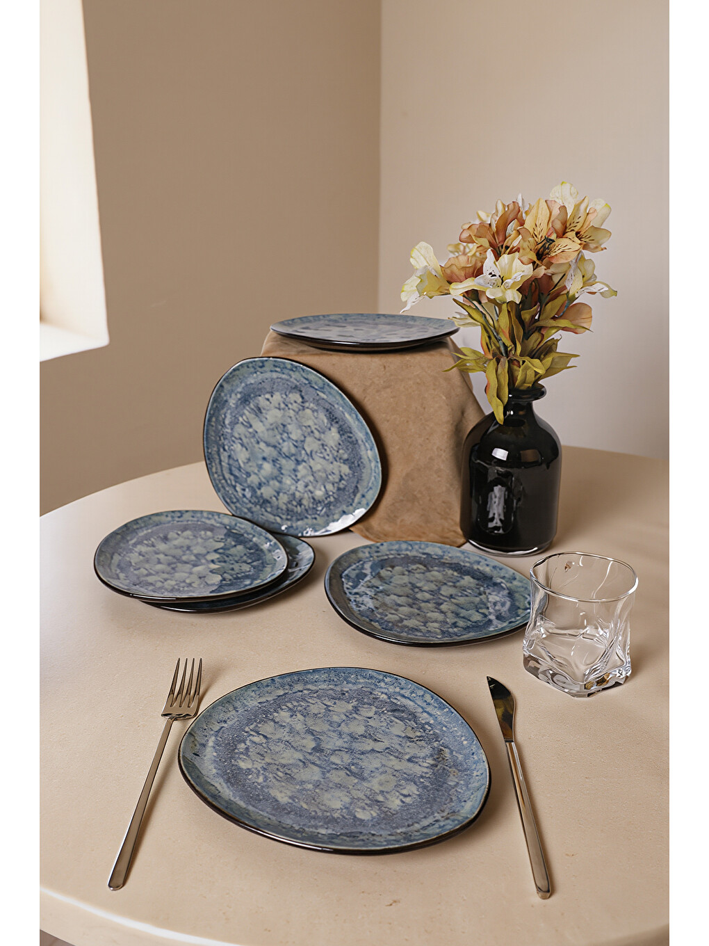 Karışık Professional Trior Pasta Tabağı 22 Cm 6 Adet-2