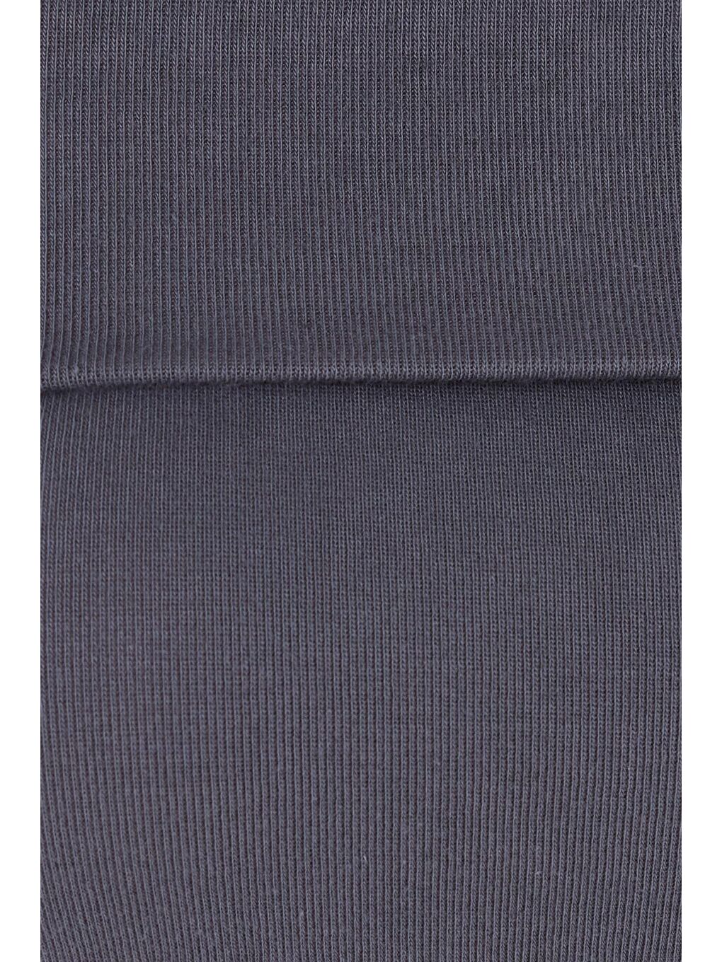 Kadın Standart Fit Normal Kesim Antrasit Straplez Bluz-5