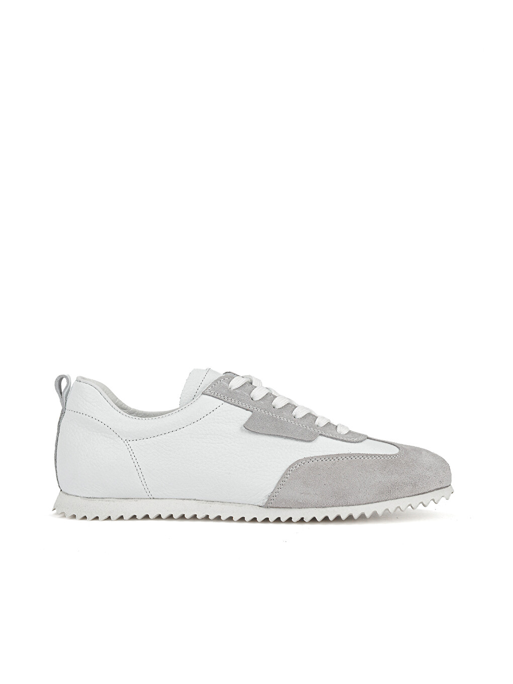 Erkek Hakiki Deri Sneaker 1611026Z441 Beyaz