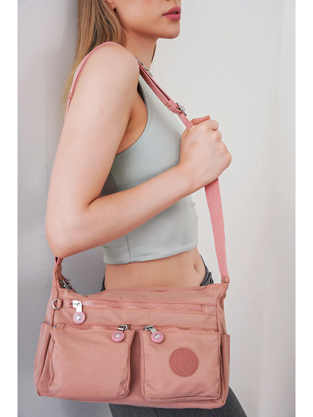 Pembe Çapraz Askılı Kadın Çanta BHPC6004-7
