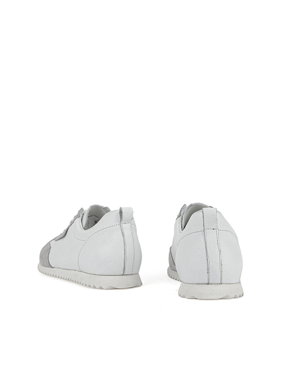 Erkek Hakiki Deri Sneaker 1611026Z441 Beyaz-2