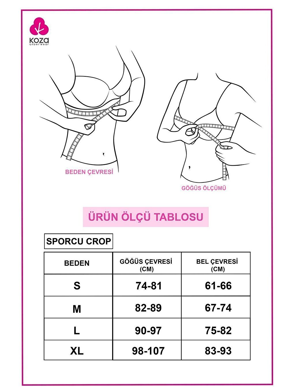 Koza İç Giyim Siyah Kadın Halter Yaka Kaplı Sporcu Crop - 3