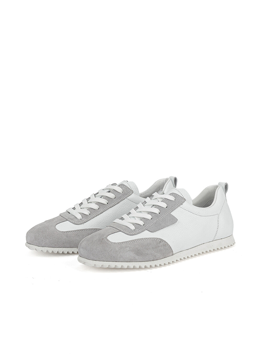 Erkek Hakiki Deri Sneaker 1611026Z441 Beyaz-4