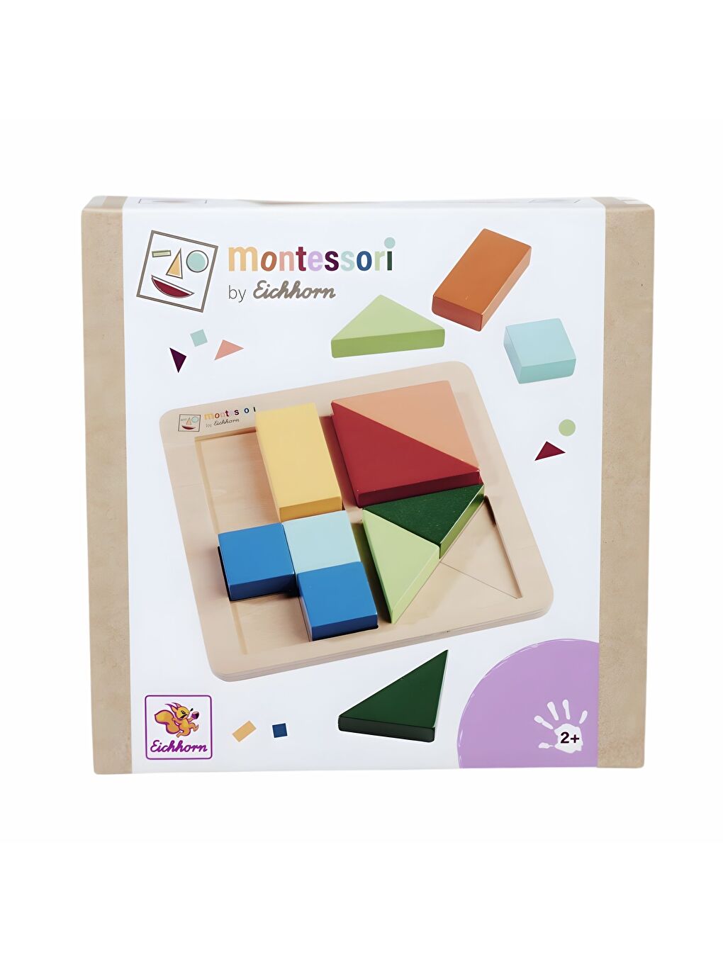 Montessori Ahşap Şekil Bulmaca Puzzle