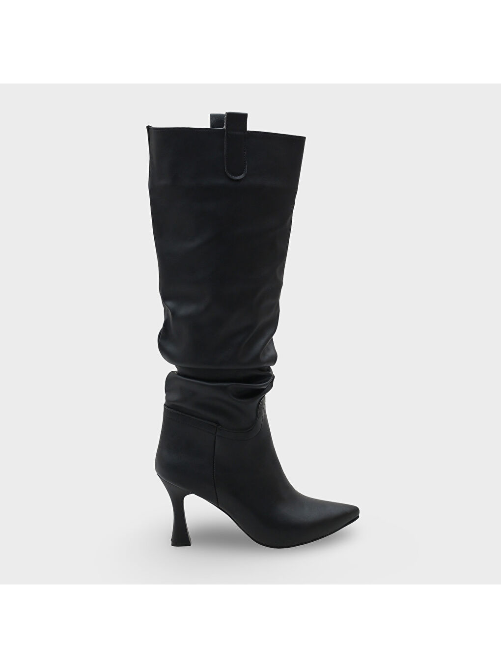 Siyah Delaney Kadın Topuklu Çizme-1