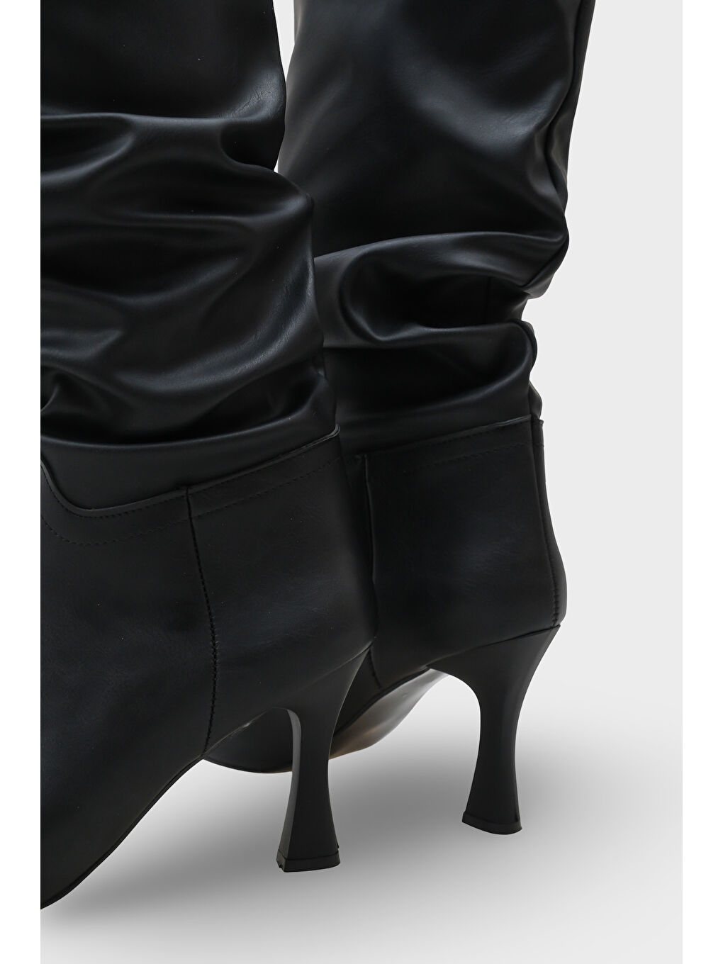 Siyah Delaney Kadın Topuklu Çizme-3