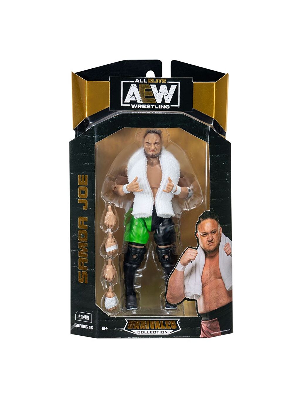 AEW Karakterleri Model Aksiyon Figürler S15 Samoa Joe 145-4