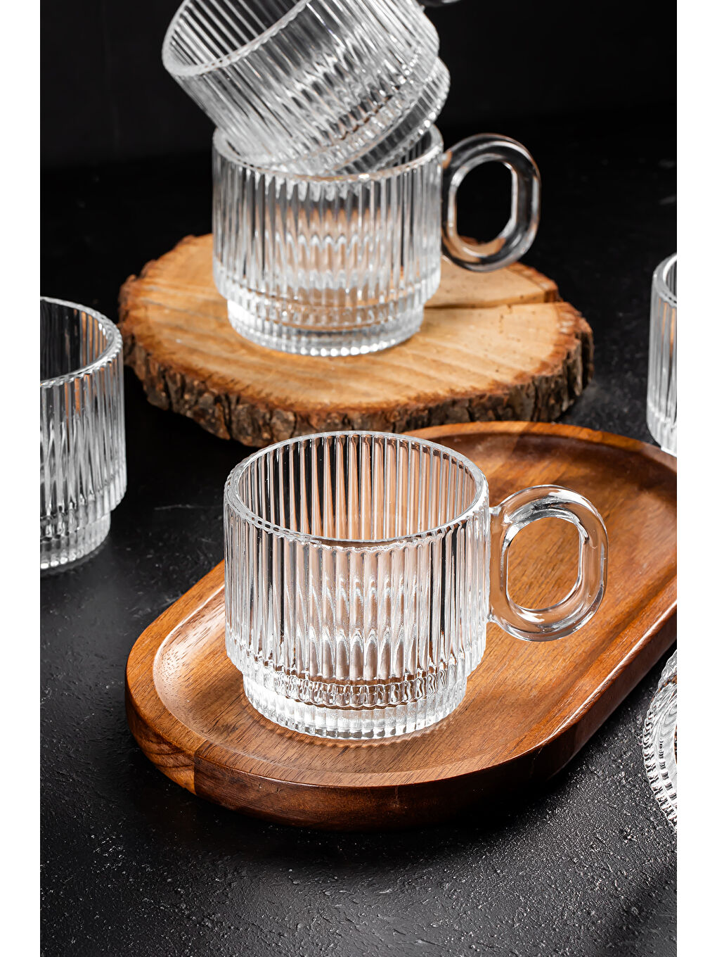 Renksiz Salvador 160ml 6'lı Şeffaf Cam Su ve Meşrubat Bardağı Kupa Seti-2