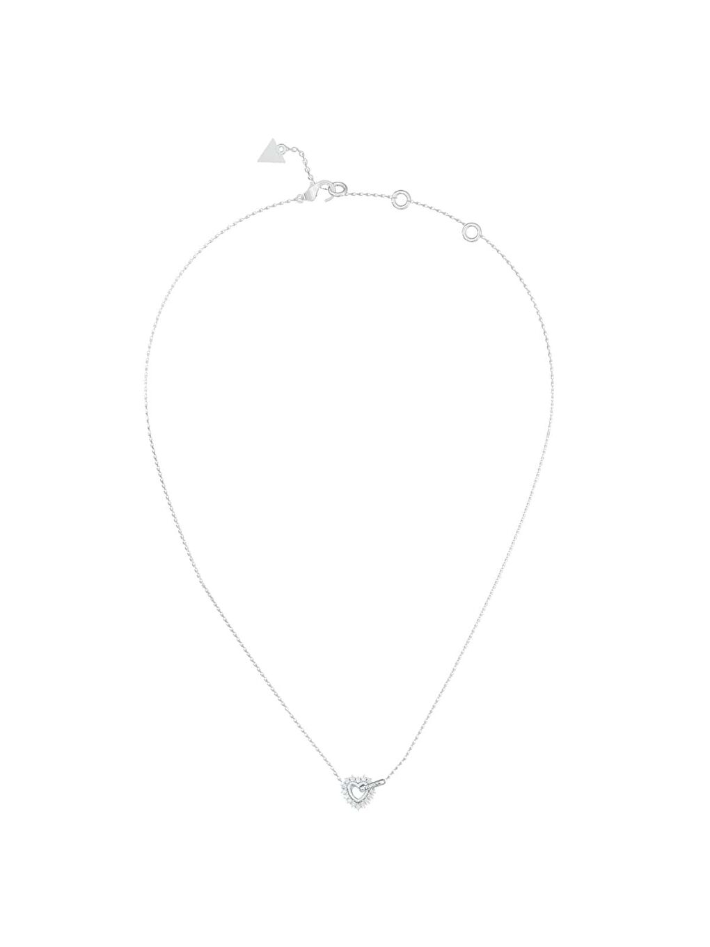 Gri JGUJUBN05533JWRHTU Kalpli Kadın Kolye