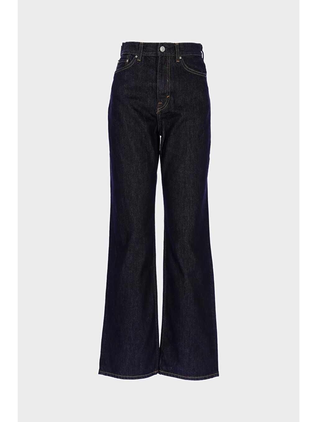 Eliza Koyu Mavi Yüksek Bel Patı Fermuarlı Jean Pantolon C 4518-119