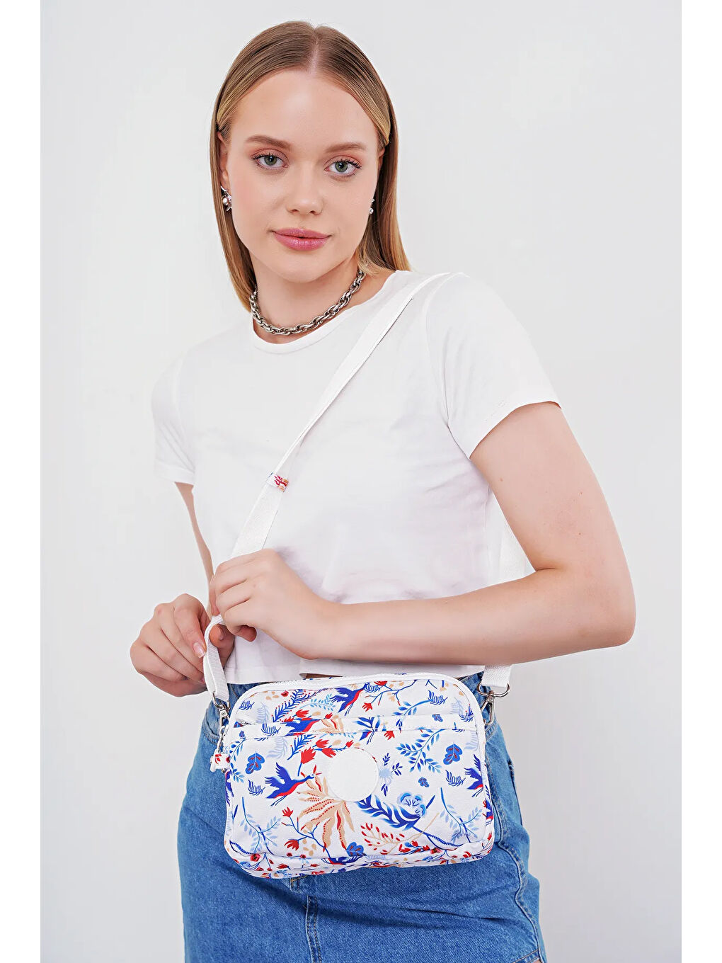 Karışık Çapraz Askılı Kadın Çanta BHPC6002-4