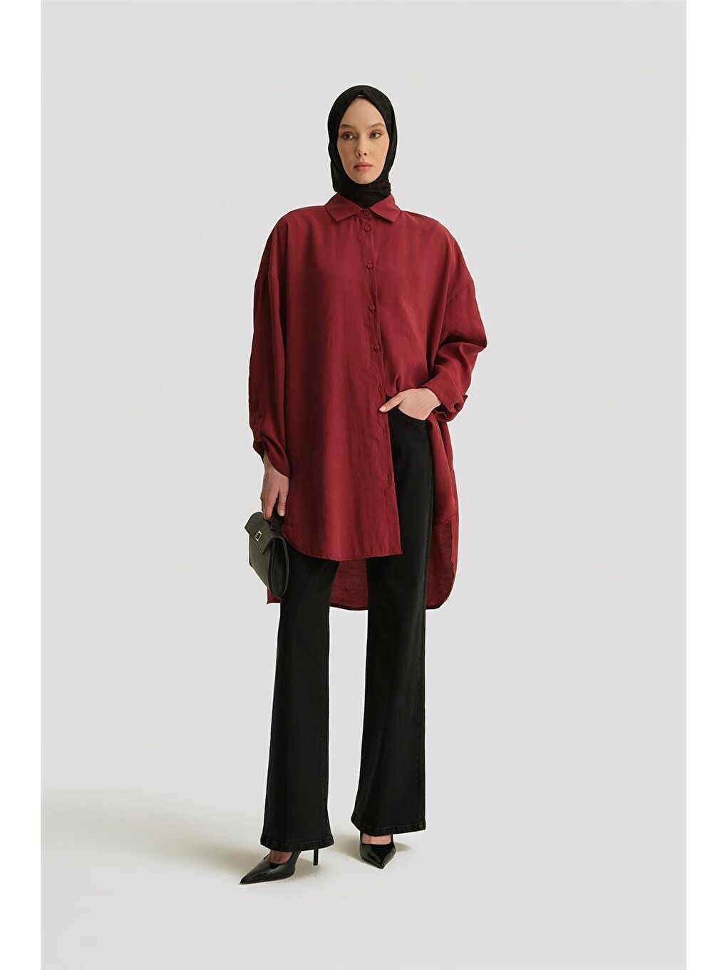 Modal Basic Tunik 25Yd4232 Bordo-1