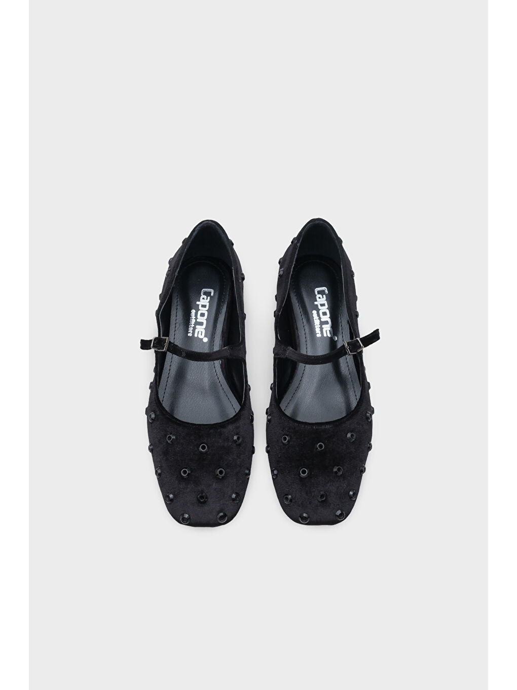 Kahverengi Shayla Küt Burunlu Zımbalı Tokalı Kadın Babet-5