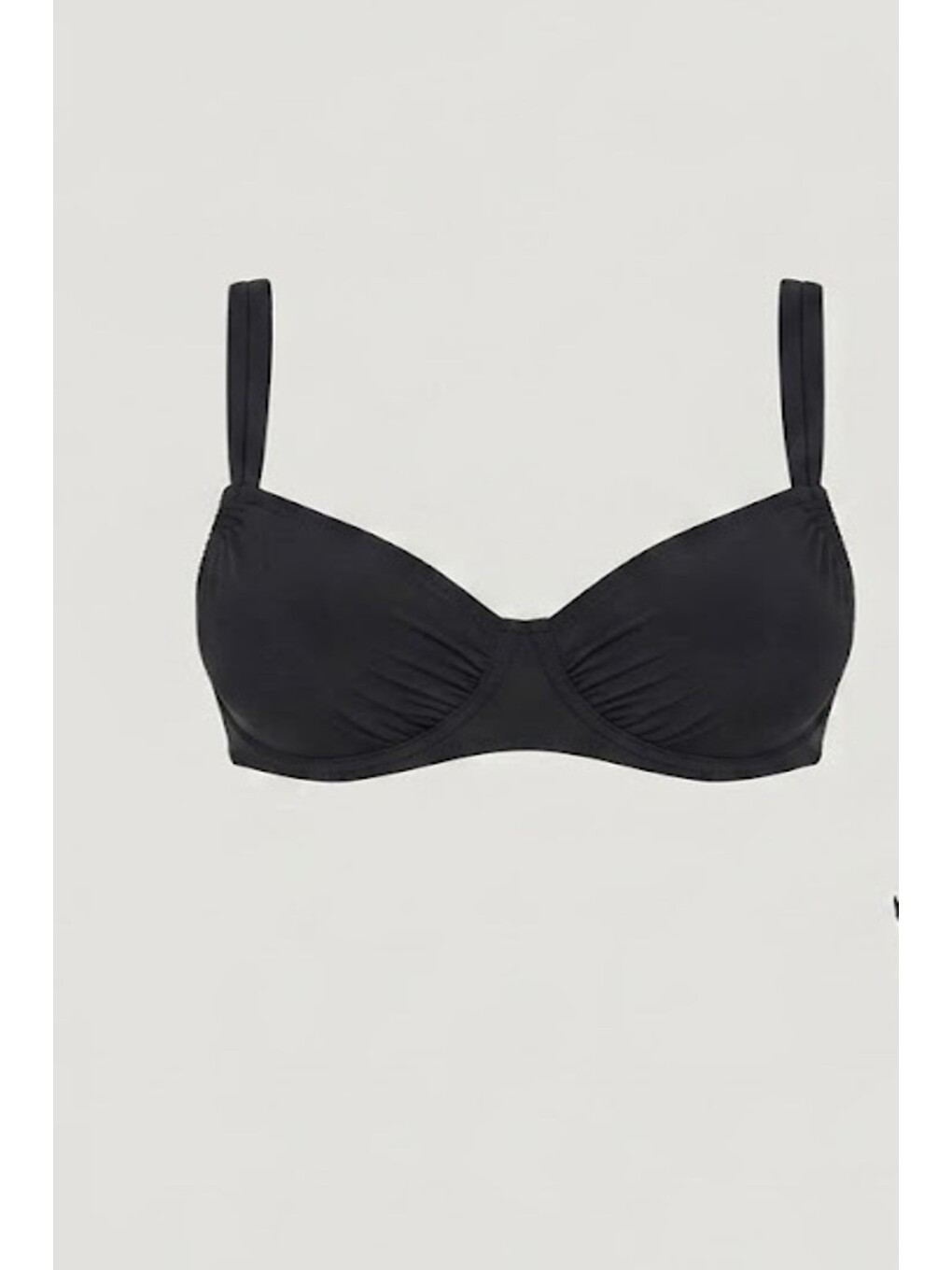 Balenli Toparlayıcı Bikini Üstü 3233 Siyah
