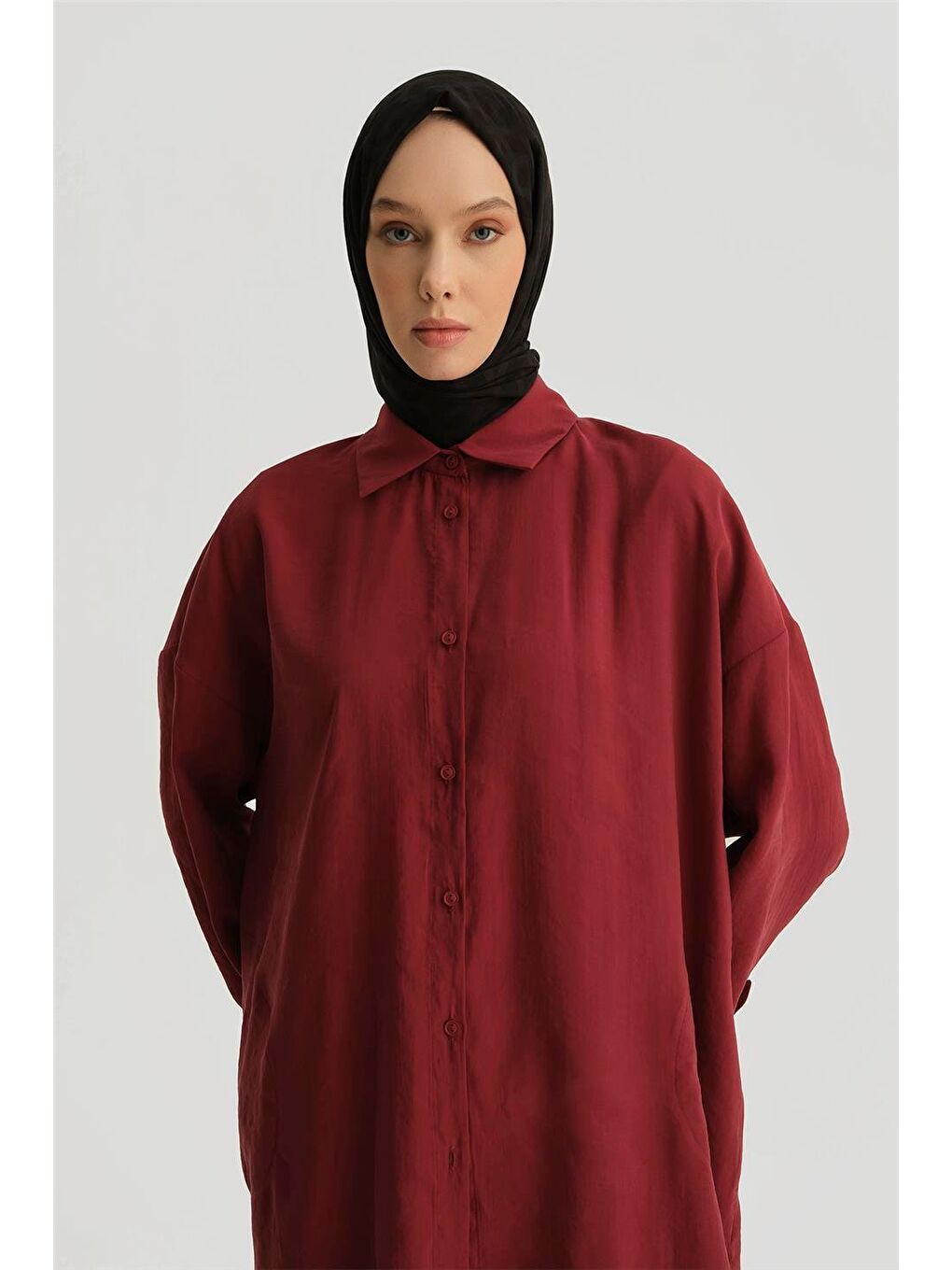 Modal Basic Tunik 25Yd4232 Bordo-3