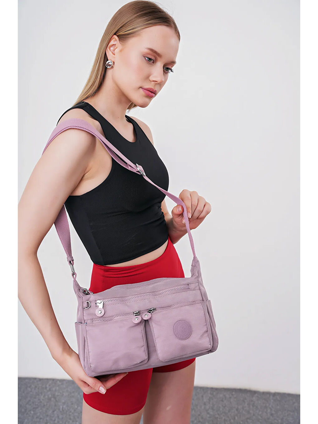Lila Çapraz Askılı Kadın Çanta BHPC6004-2