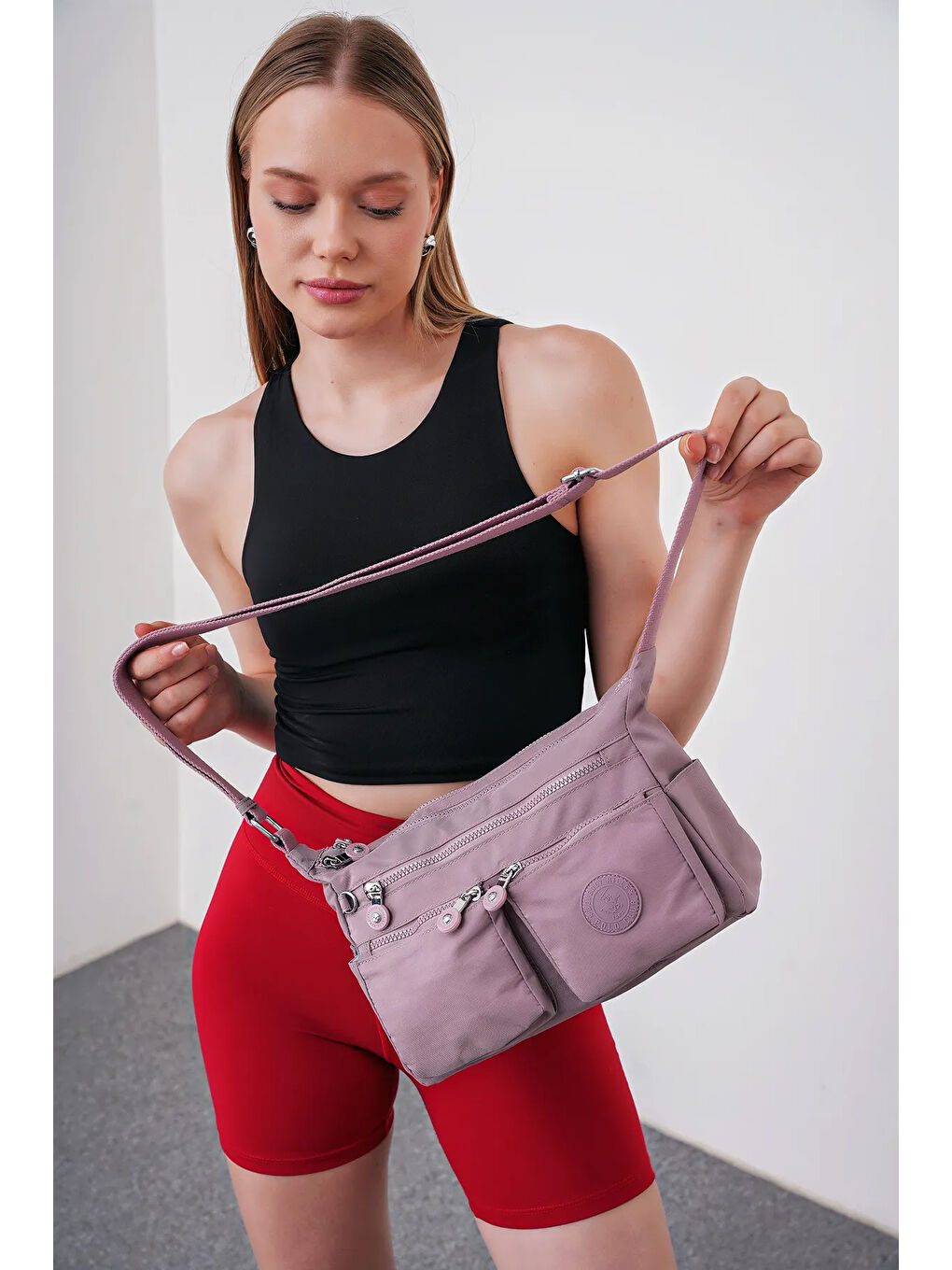 Lila Çapraz Askılı Kadın Çanta BHPC6004-6