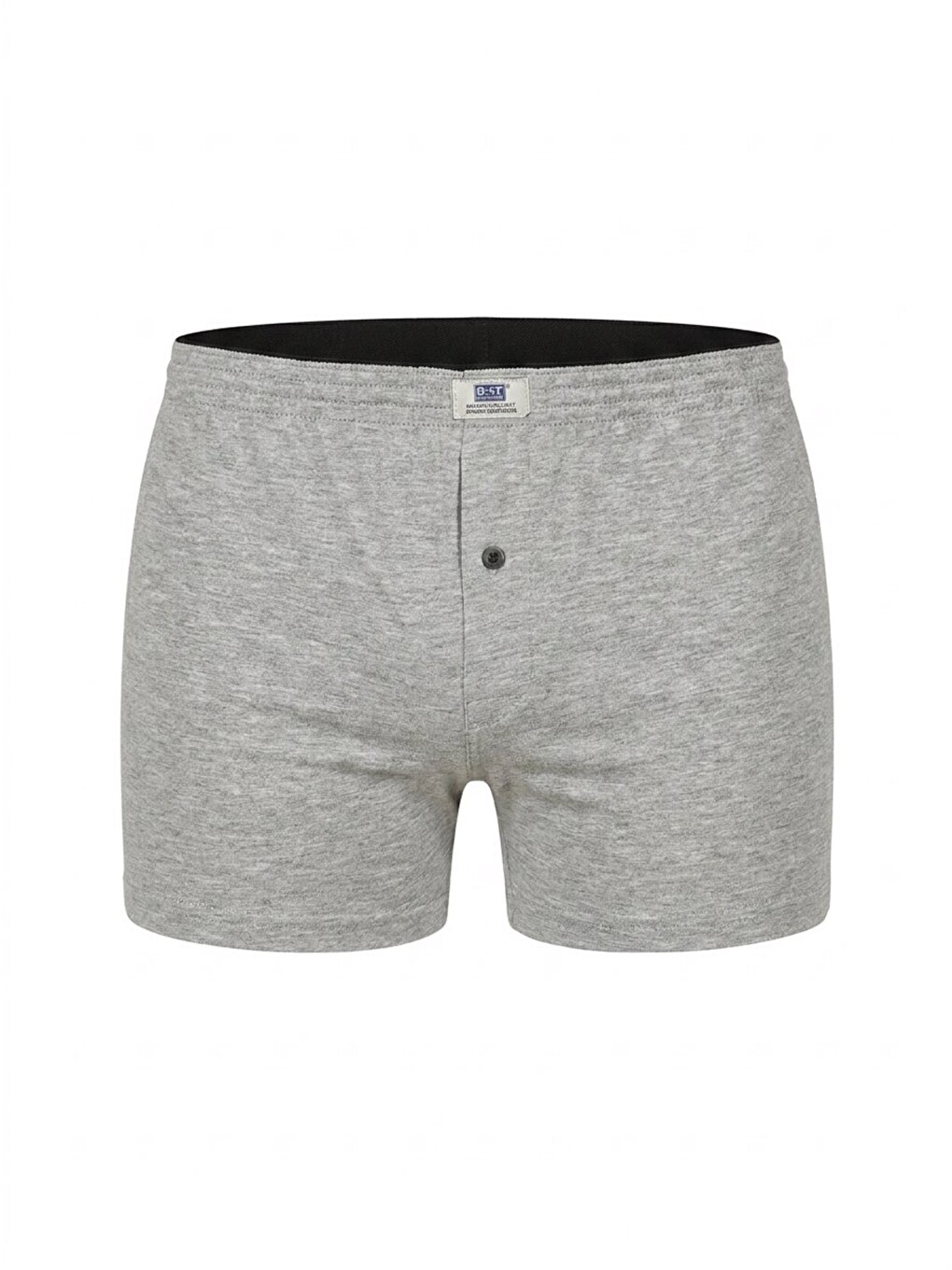 Gri Lighten Up Düğmeli  Boxer