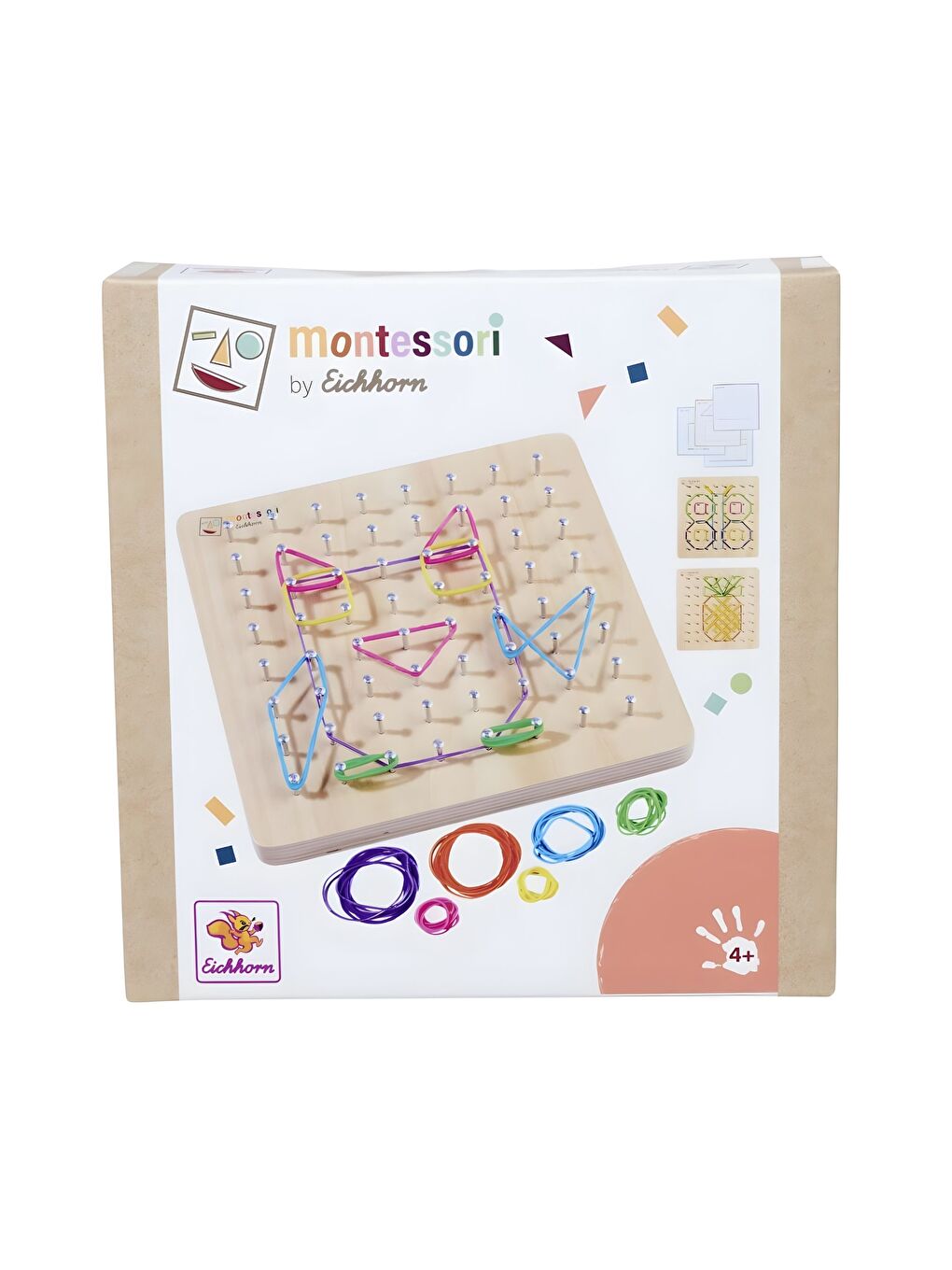 Montessori Ahşap Geo Board